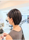 耳かけボブショート