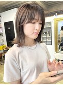 NUDE10代20代30代 レイヤーボブ切りっぱなしボブ前下がりボブ