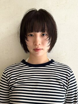 パーク(PAAQ) 【paaqイズミ】顔周りレイヤー/似合わせカット/ボブカット