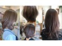 ヘアーメイクエッジ(hair make edge)の雰囲気(アミノ酸などを配合をしたカラーで優しく染めていきます)