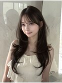 グレージュ/レイヤーカット/ハッシュカット/オリーブベージュ/栄
