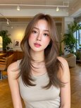 ハイレイヤーカット/韓国ヘア/くびれレイヤー/20代/30代