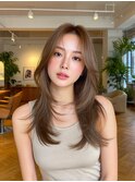 ハイレイヤーカット/韓国ヘア/くびれレイヤー/20代/30代/40代