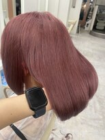 ウルア 三鷹店(ULUA)&nbsp;暗めピンク 髪質改善トリートメント