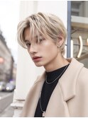 #メンズカット#ブリーチ#ハイトーン#韓国風
