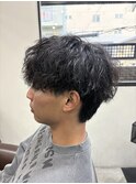 波巻き×シャドーパーマ