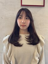 フェイバー 警固店(FAVOR) シースルーバング×ロングレイヤー