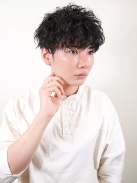 ラフィスヘアールート 大橋店(La fith hair root) 【Lafith】メンズカット×スパイラルパーマ×マッシュ