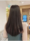 艶髪ダークブラウンアッシュグレージュ