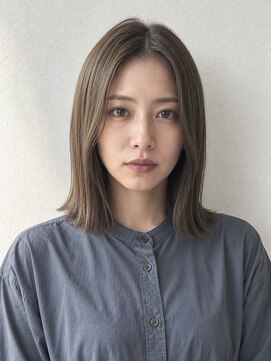 ヘイ 松本店(HEY) 【HEY 松本】切りっぱなしロブ×オリーブグレージュ