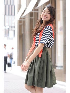 ロンド 銀座(Lond) 【Lond】長めバングのカジュアルコンサバスタイル