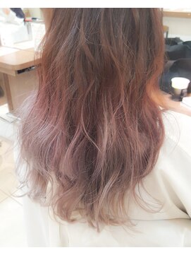 プログレス 中野店(PROGRESS) 大人可愛いピンクグラデーション