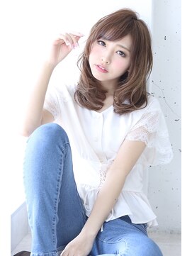 オーロ 西大寺店(ORO) 力の抜けたとろみ厚めバングでアンニュイな色っぽさを!