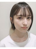 ツヤツヤストレートなミニボブ