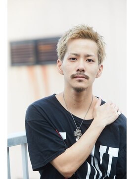 メンズサロンドットリアン(dot. lien) 【men’s salon dot. Tokyo】ブロンドショートアップバング