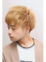 ヘアーアンドグルーミング ヨシザワインク(HAIR&GROOMING YOSHIZAWA Inc.)&nbsp;【ヨシザワ人形町】ハイトーンベージュツーブロック