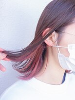デビュー ヘアーメイク&nbsp;インナーカラー【ピンクレッド】