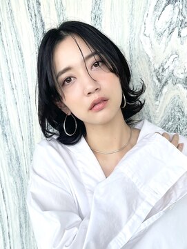 ランベリー(LANVERY) 【大人ガーリー】黒髪ボブウルフ