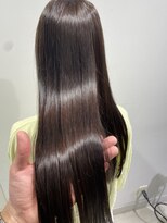 ヘアーサロンデフォーエバールークス(hairsalon de Forever Lux)&nbsp;【ツヤツヤロング】systemトリートメントで艶グレージュブラウン