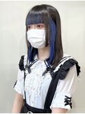 #推しカラー☆インナーブルー