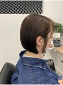 切りっぱなしボブ/大人ボブ/再現性高