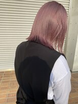 イノセンス 西宮北口店(innocence) 【ミルクティーピンク】【切りっぱなしボブ】
