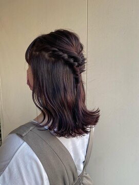 カシェ リタ ヘアー(CACHE'&RITA HAIR) ツヤ感◯チェリーピンク