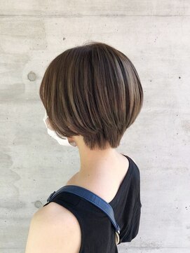 フィットンチッド 20代30代ミニボブココアブラウン小顔美肌ストレート丸み