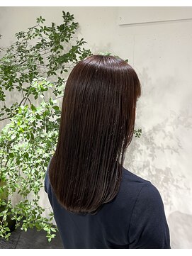 サルファ ヘアデザイン 名古屋 丸の内(S.ALPHA HAIR DESIGN) シルエット改善ナチュラルブローストレート