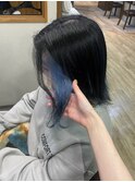 インナーカラーブルー