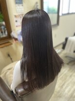 アンダンテヘアケアアンドデザイン(Andante HAIR care&design) ラベンダーブラウン・ストレート