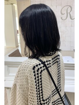 ラトゥーナ 西宮北口店(Ratuna) Ratuna【西宮北口】外ハネミディ☆暗髪で可愛いエアリー感☆