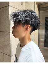 ゴーズゴードットビー 吉祥寺(go s go .b)&nbsp;波巻きパーマ/メンズカット/メンズパーマ/センターパート