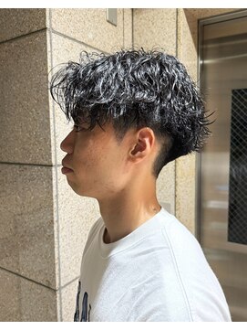 ゴーズゴードットビー 吉祥寺(go s go .b) 波巻きパーマ/メンズカット/メンズパーマ/センターパート