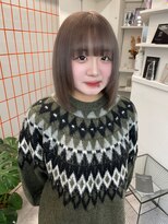 ペレ 渋谷(PELE) 黒髪/グレーベージュ/ハイトーン/ブリーチ/渋谷