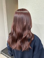 アジールヘア 所沢プロペ通り店(agir hair)&nbsp;エアリーロングピンクブラウン美髪ピンクカラー所沢練馬