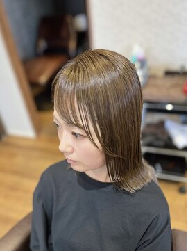 ナトゥーラ 岡崎店(Natura) 白髪ぼかし可◎20、30、40代おすすめ☆ハイライトミルクティー♪