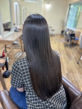 トータルビューティーサロン プリエ(prier) 髪質改善トリートメント地毛風カラー/レイヤーロング/艶髪