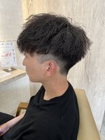 ガビーヘアルーブ(gabi hair LOOB) ツイストスパイラルパーマメンズマッシュ波巻きスパイラルパーマ