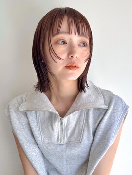 ローネス(LONESS) ぷつっとボブ　姫カットレイヤー　外ハネボブ　長めボブ