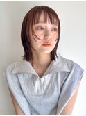 ぷつっとボブ 姫カットレイヤー 外ハネボブ 長めボブ