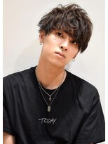 リップス 自由が丘(LIPPS)&nbsp;【ラフ無造作】前下がり刈り上げツーブロックマッシュパーマヘア