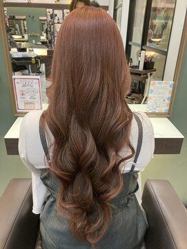 アールグランデ 静岡店(R GRANDE) スーパーロングのブリーチしないダブルカラー