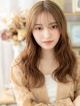 カバーヘア ブリス 戸田公園西口店(COVER HAIR bliss) 波巻き細巻きハイライトウェットヘアh3戸田公園20代30代40代