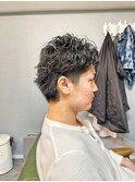 スパイキーショート×パーマ