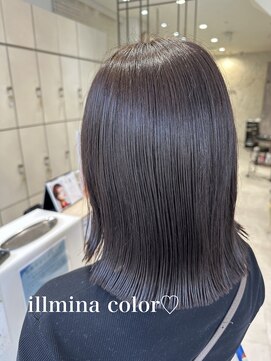 ヴァネッサ(VANESSA) イルミナグレージュカラーブリーチなし透明感カラー