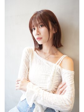 ニコ トウキョウ 渋谷(nico TOKYO) ボブレイヤーカット顔周りレイヤーウルフハッシュカットシャギー