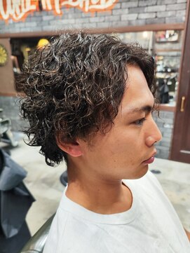 フォーコーナーズカットショップスリーセント 栄(FourCornersCutShop 3/cent) ツイストスパイラルパーマ/スパイラルパーマ/波巻きスパイラル