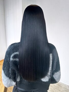 おくれ毛韓国ヘア前髪カットロング_ba550464