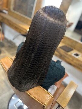 ニューラインギンザ(New-Line 銀座) 艶髪ロング オリーブベージュ